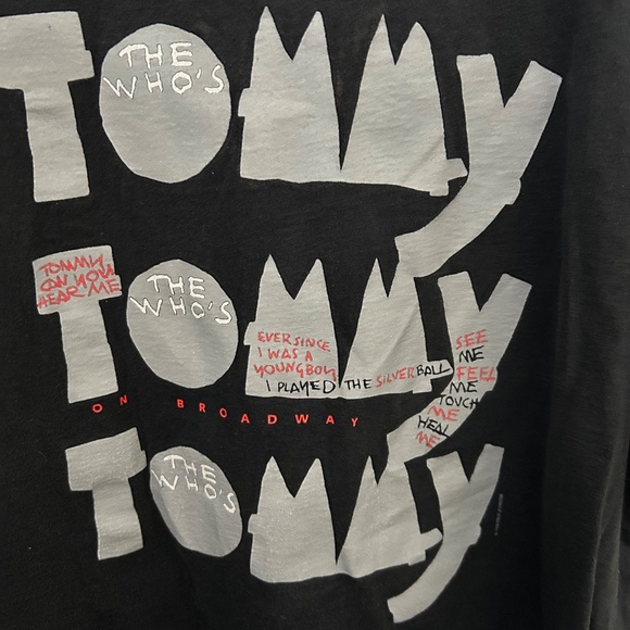 The WHO Tommy On Broadway Album 1993 Tour Tshirt - Picture 2 of 4